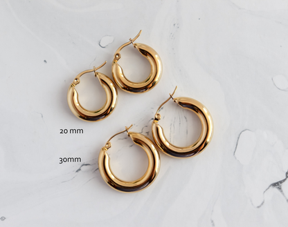 Circle Hoop Earrings