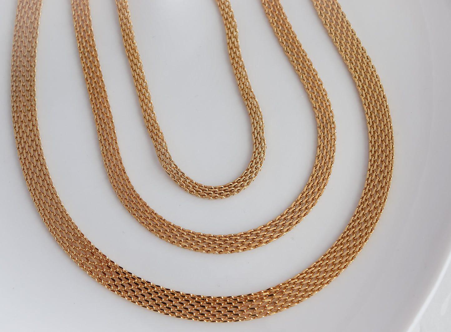 Thick Mesh Necklace