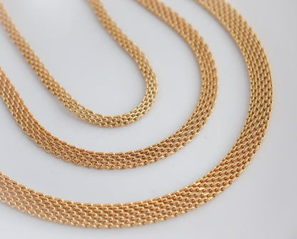 Thick Mesh Necklace