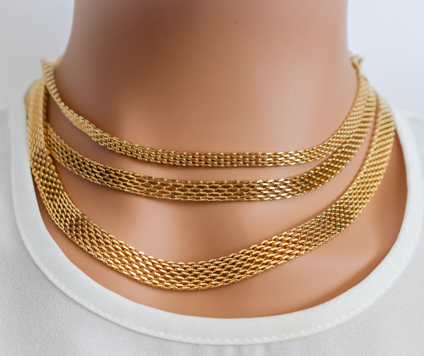 Thick Mesh Necklace