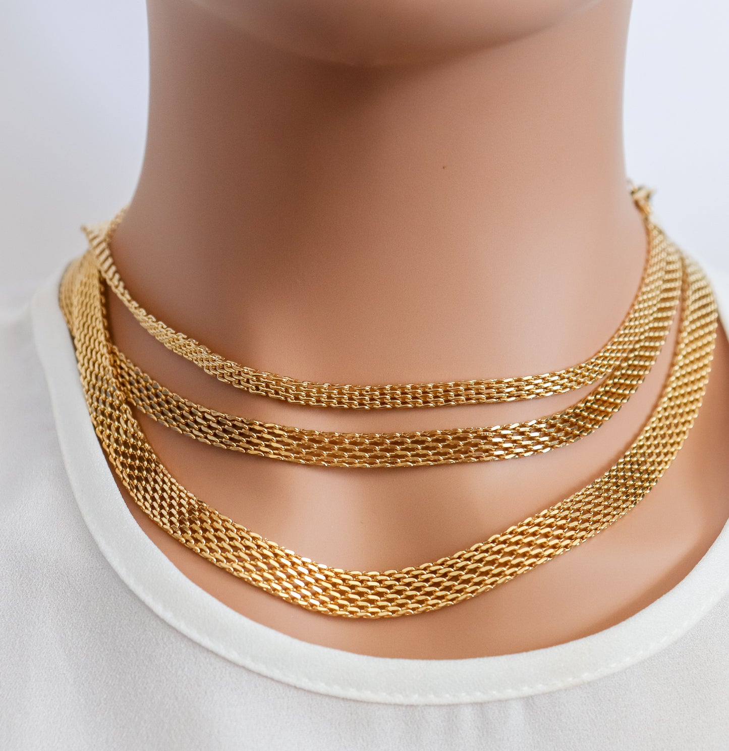 Thick Mesh Necklace