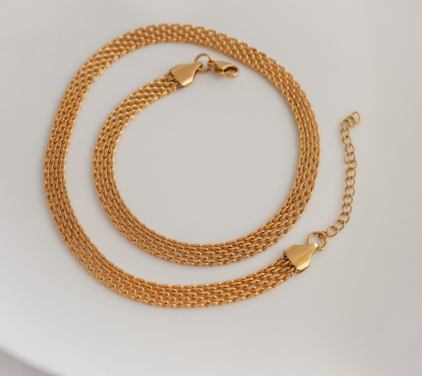 Thick Mesh Necklace