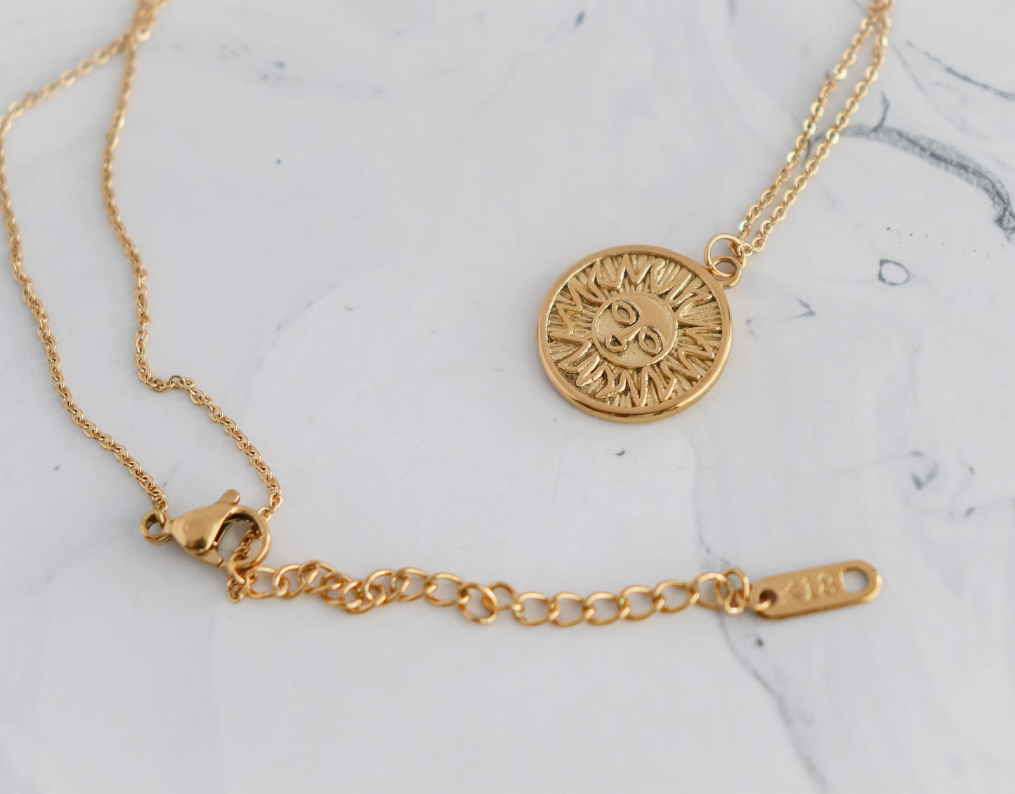 Sun Face Necklace