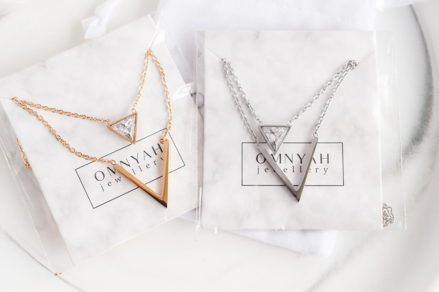 Layered V-Shape Necklace