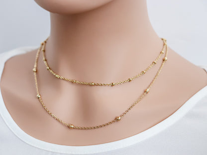 Dotted Chain Necklace