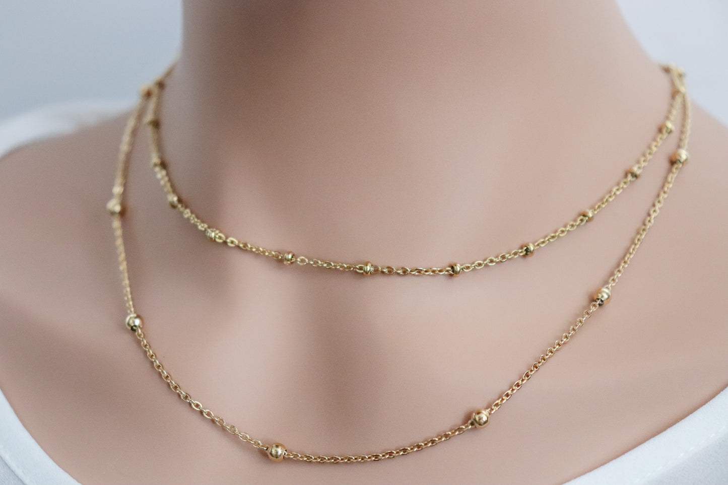 Dotted Chain Necklace