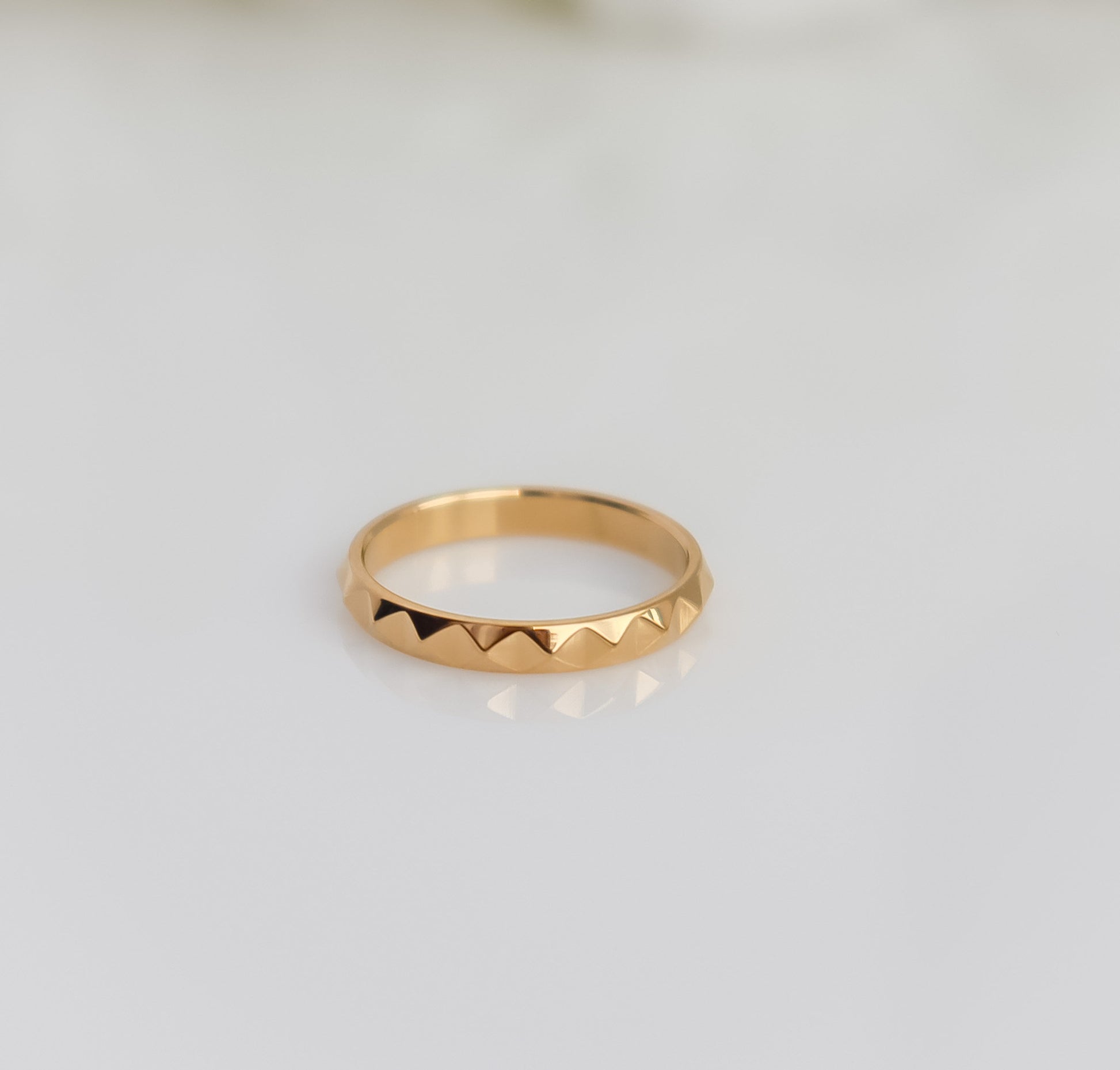 Geometric Ring | Beveled Ring | Essential Ring I Minimalist Ring I Stacking Ring I Bridesmaid Gifts I Gold Minimalist Ring | Ring For women