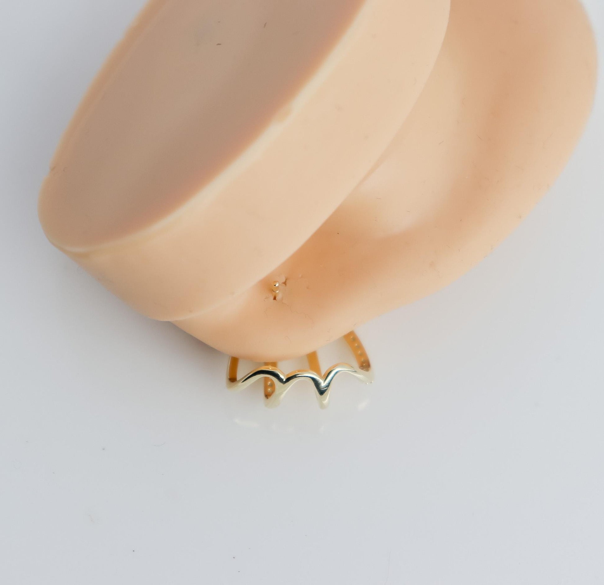 Stud Loop Earring | Sterling Silver Cuff | Earrings in Gold | Birthday Gift for Her | Earring For Her | Studded Cuff | Cuff For Women