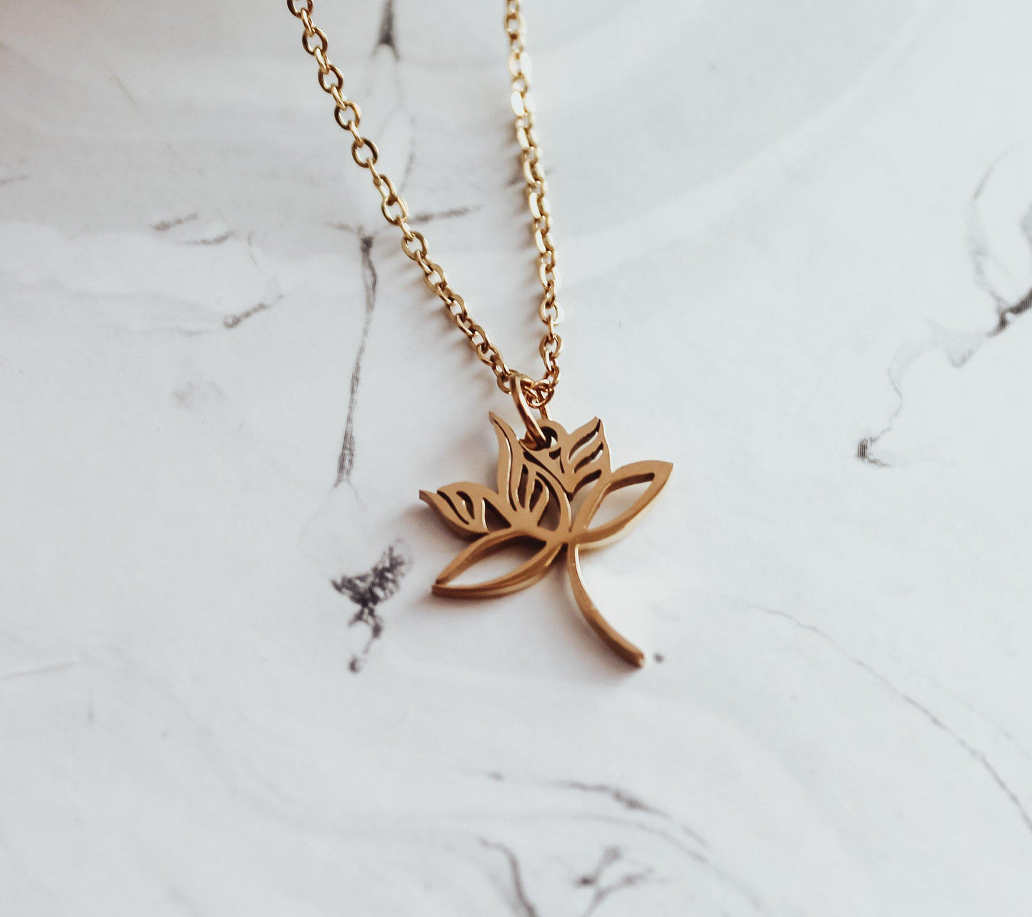 ALLAH Flower Style Pendant Necklace