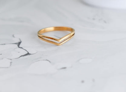 Double Wishbone Ring