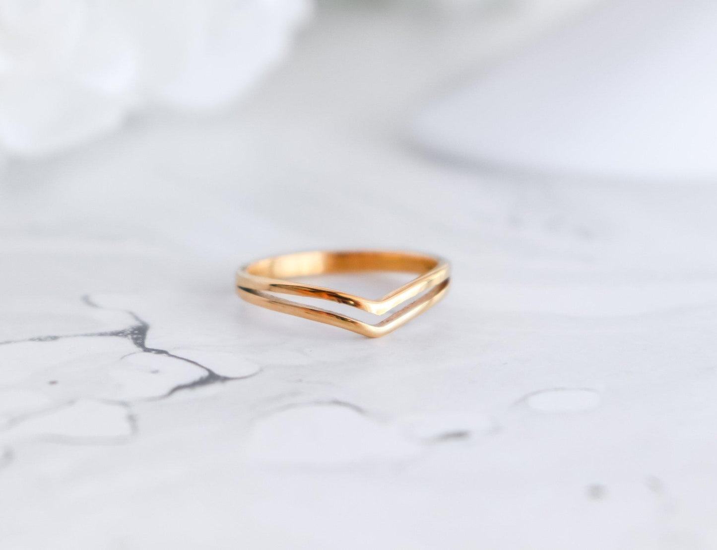 Double Wishbone Ring