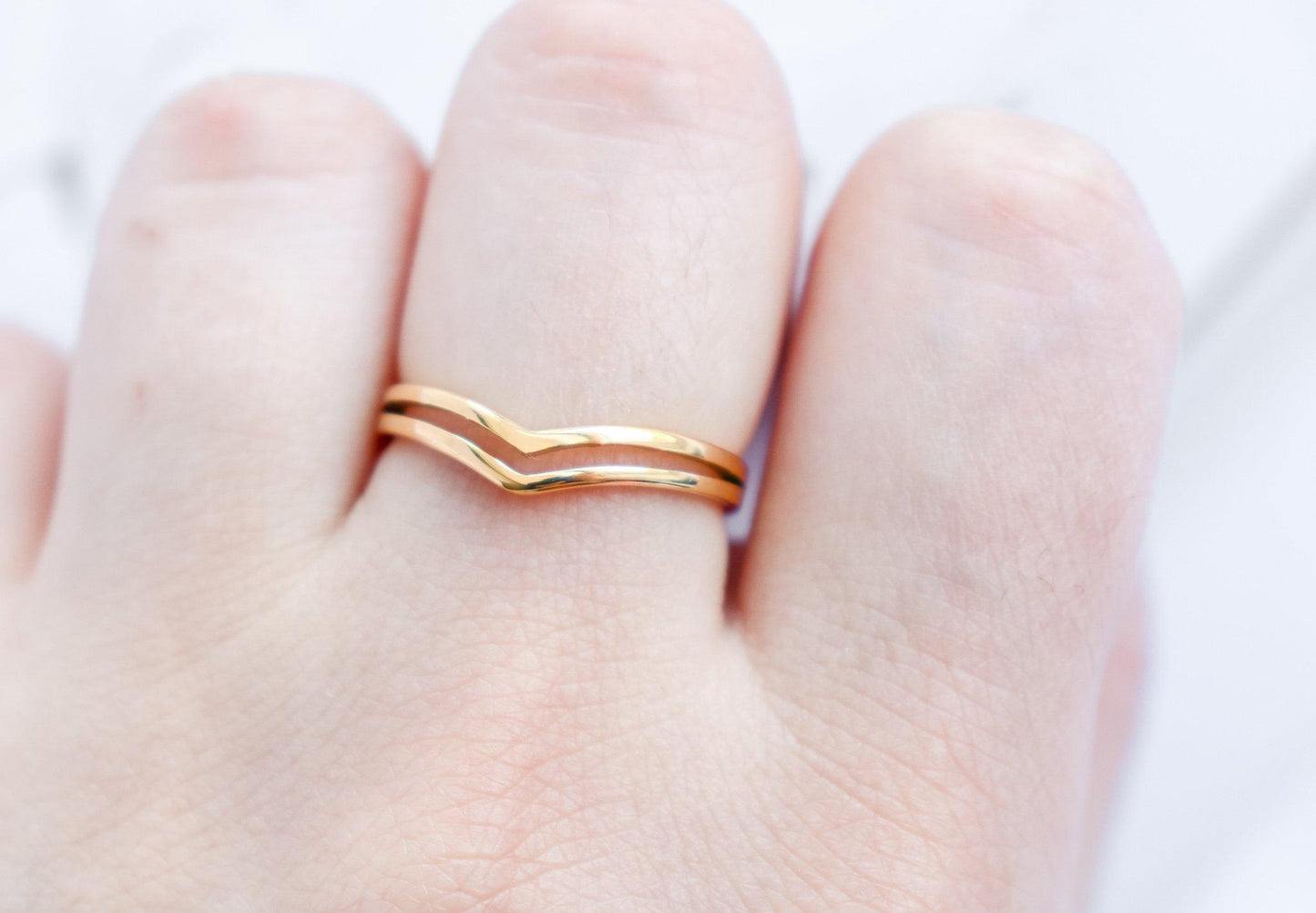 Double Wishbone Ring