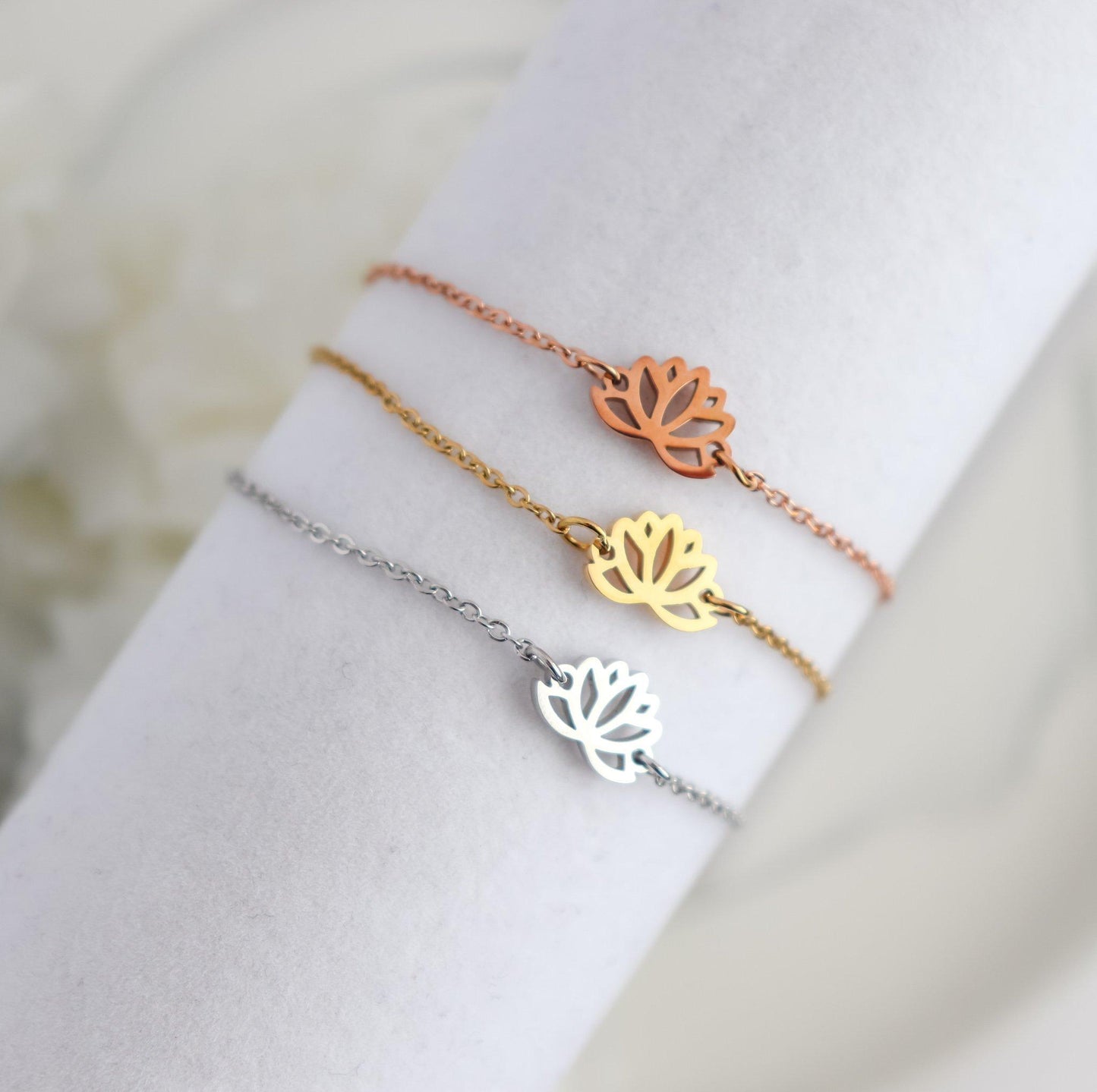 Lotus Flower Bracelet