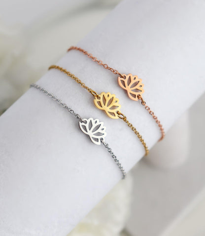 Lotus Flower Bracelet