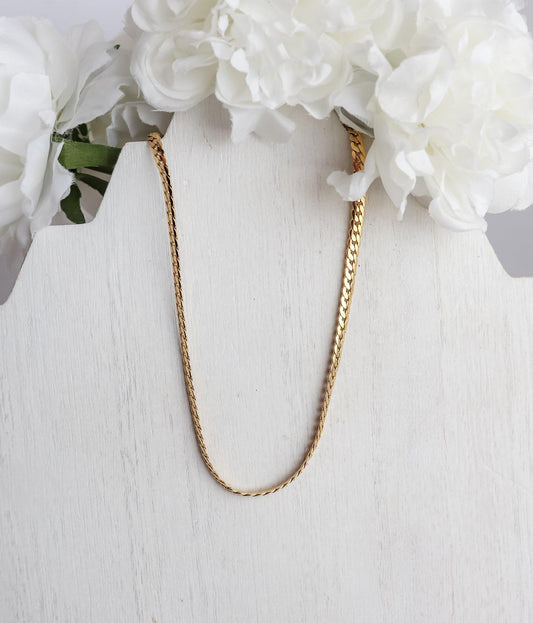 Herringbone Chain Necklace