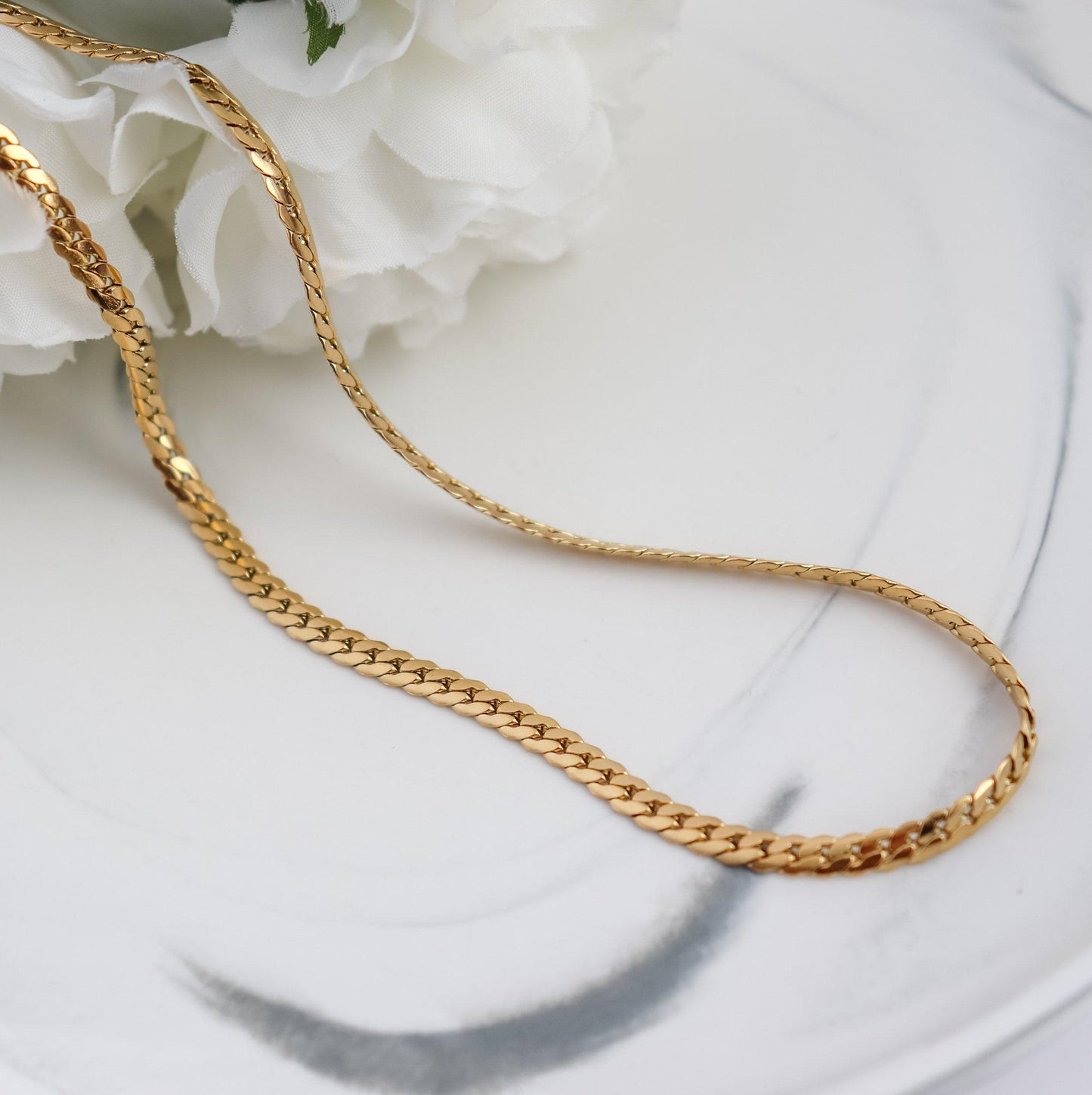 Herringbone Chain Necklace