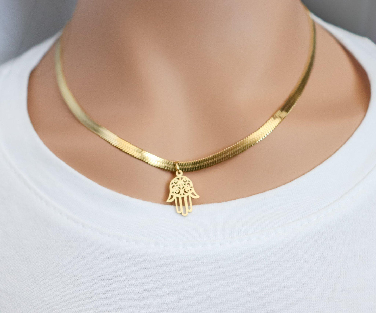 Hamsa Necklace