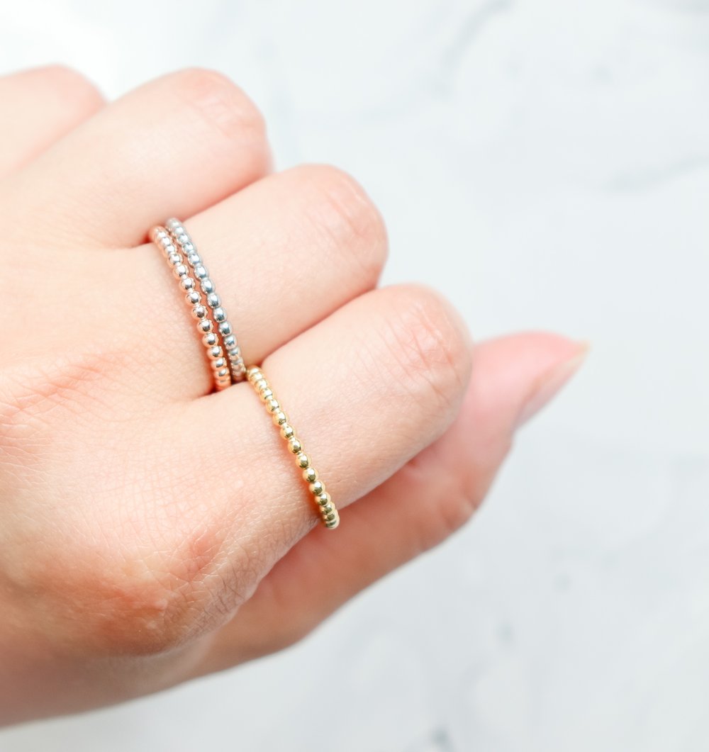 Linked Beads Ring