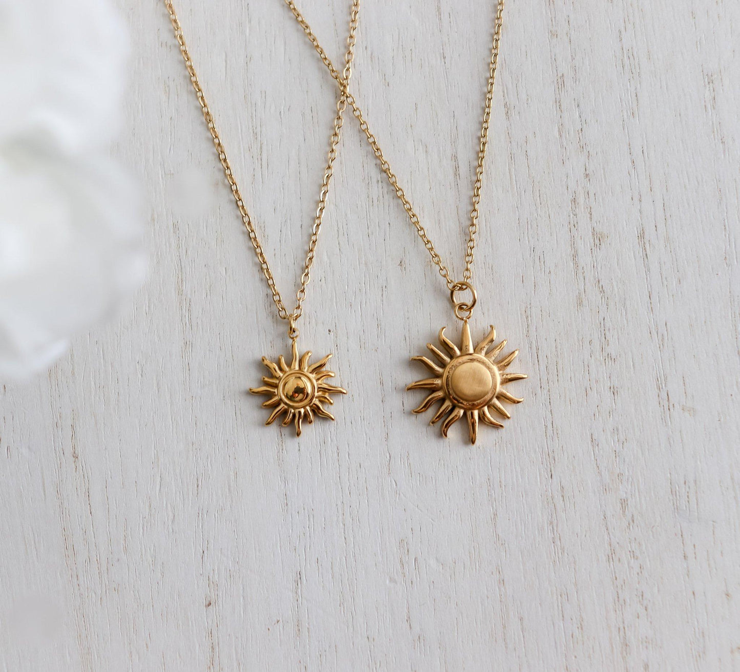 Raised Sun Necklace