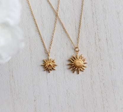 Raised Sun Necklace