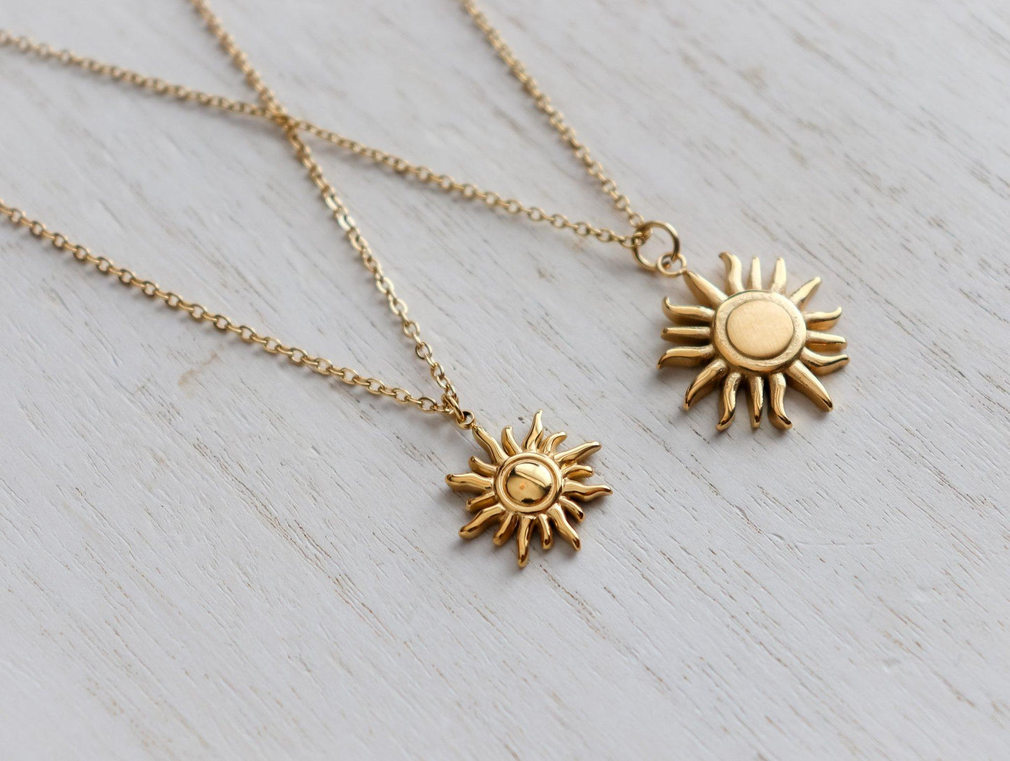 Raised Sun Necklace