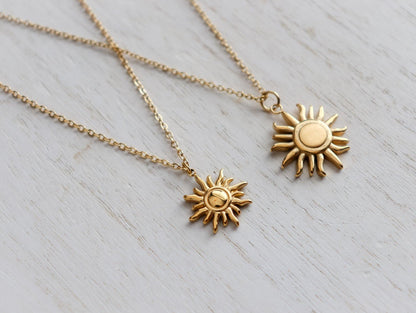 Raised Sun Necklace