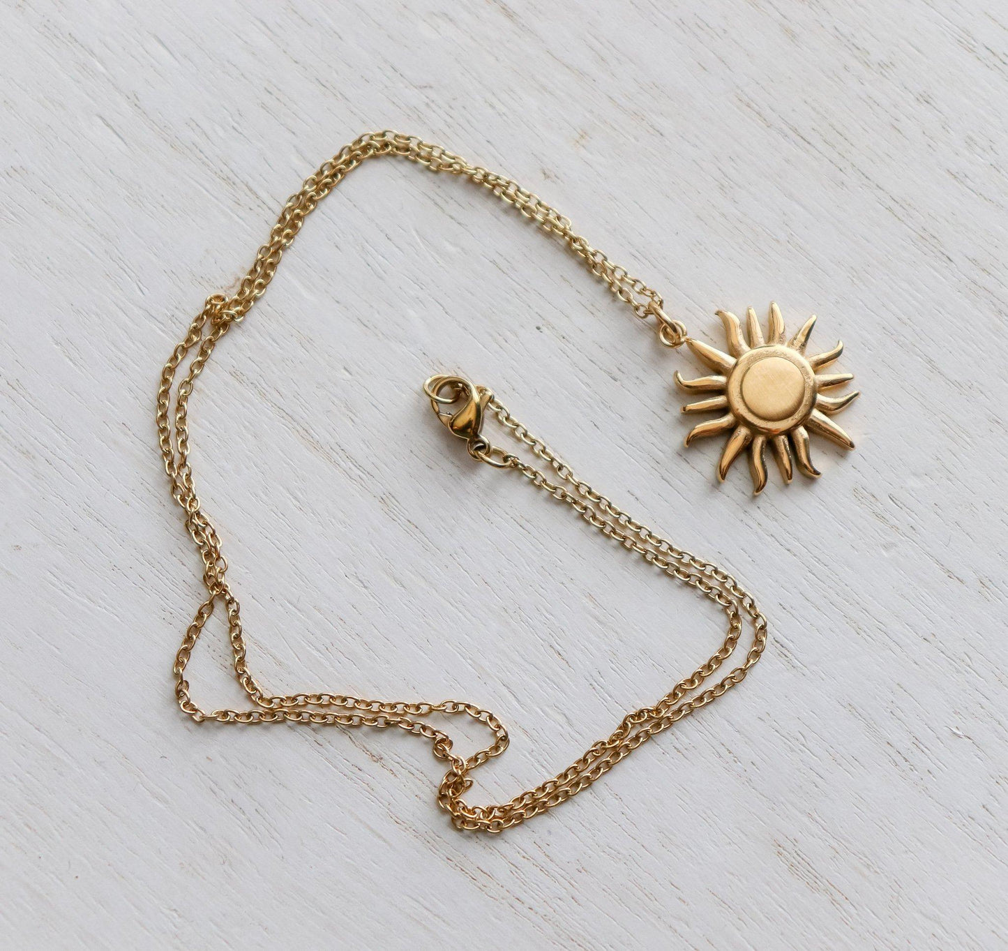 Raised Sun Necklace