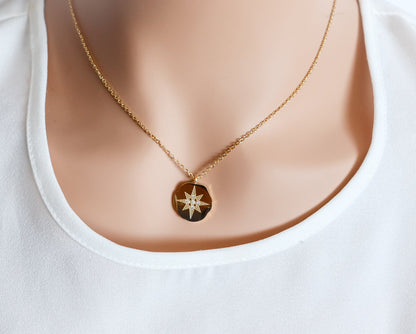 Northern Star Disc Necklace