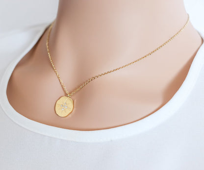 Northern Star Disc Necklace