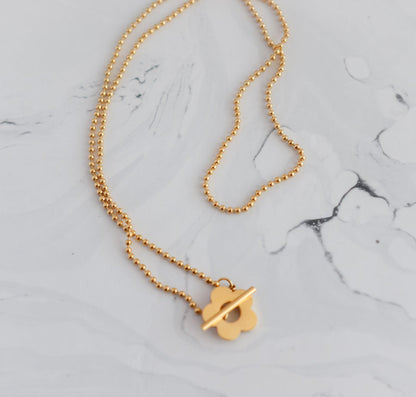 Flower Lock Necklace