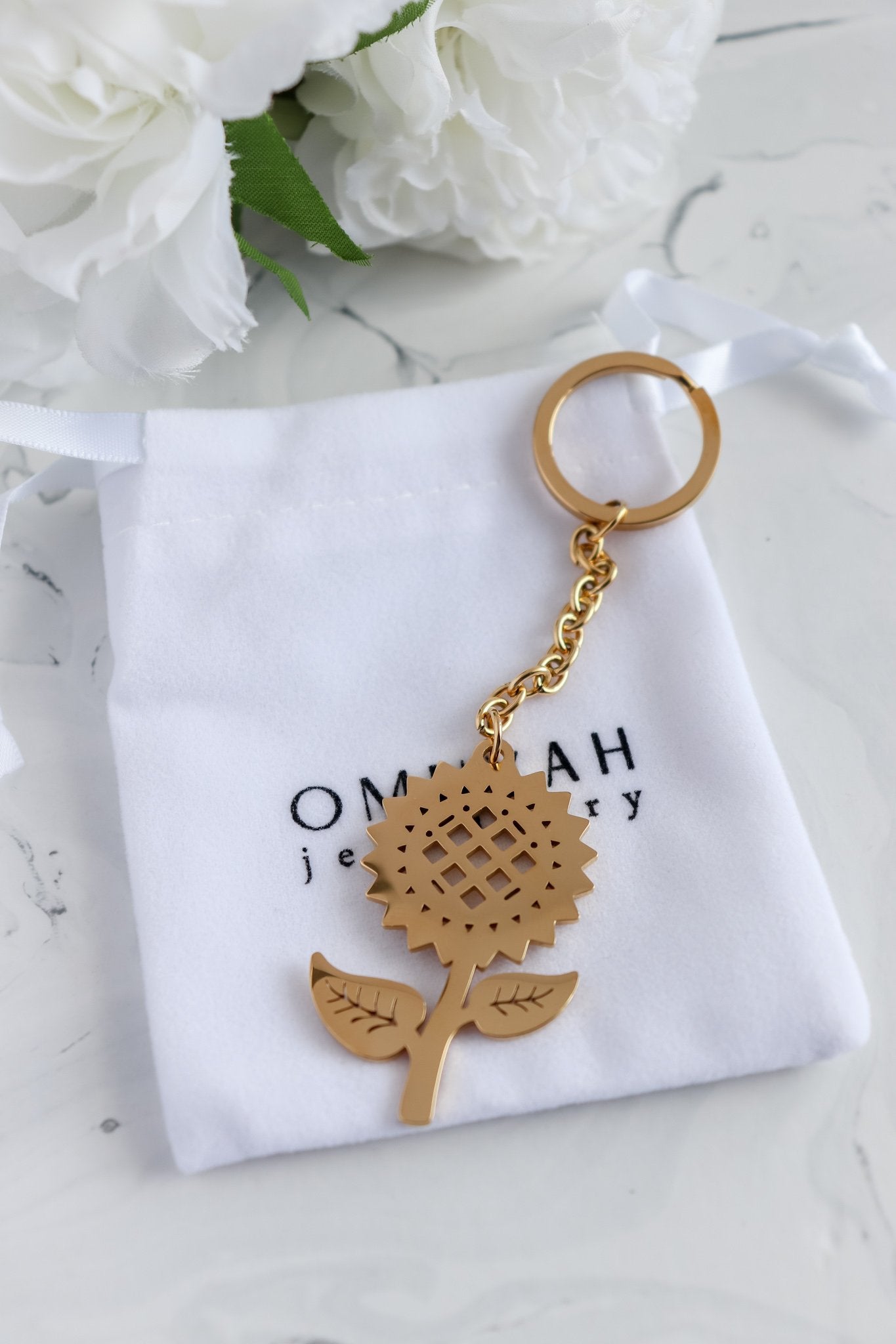 Sunflower Keychain