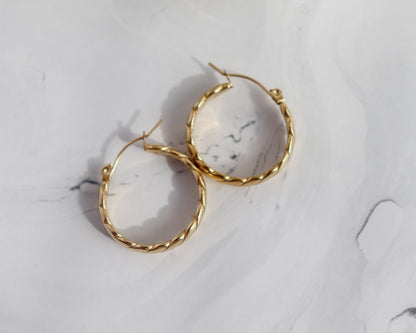 Cruller Hoop Earrings