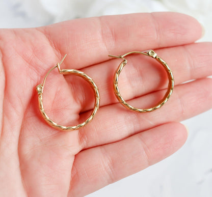 Cruller Hoop Earrings