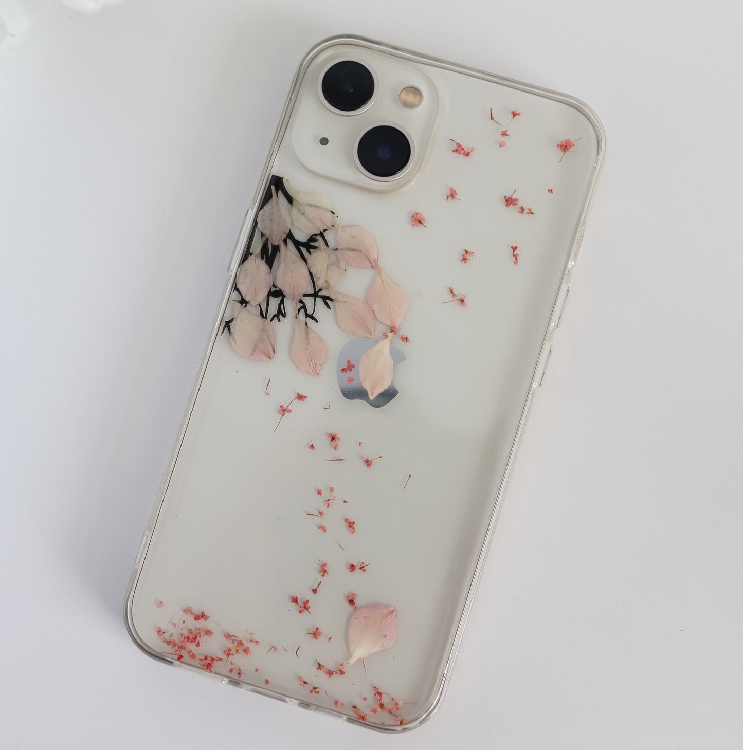 Pink & Blue Blossom Petals Phone Case