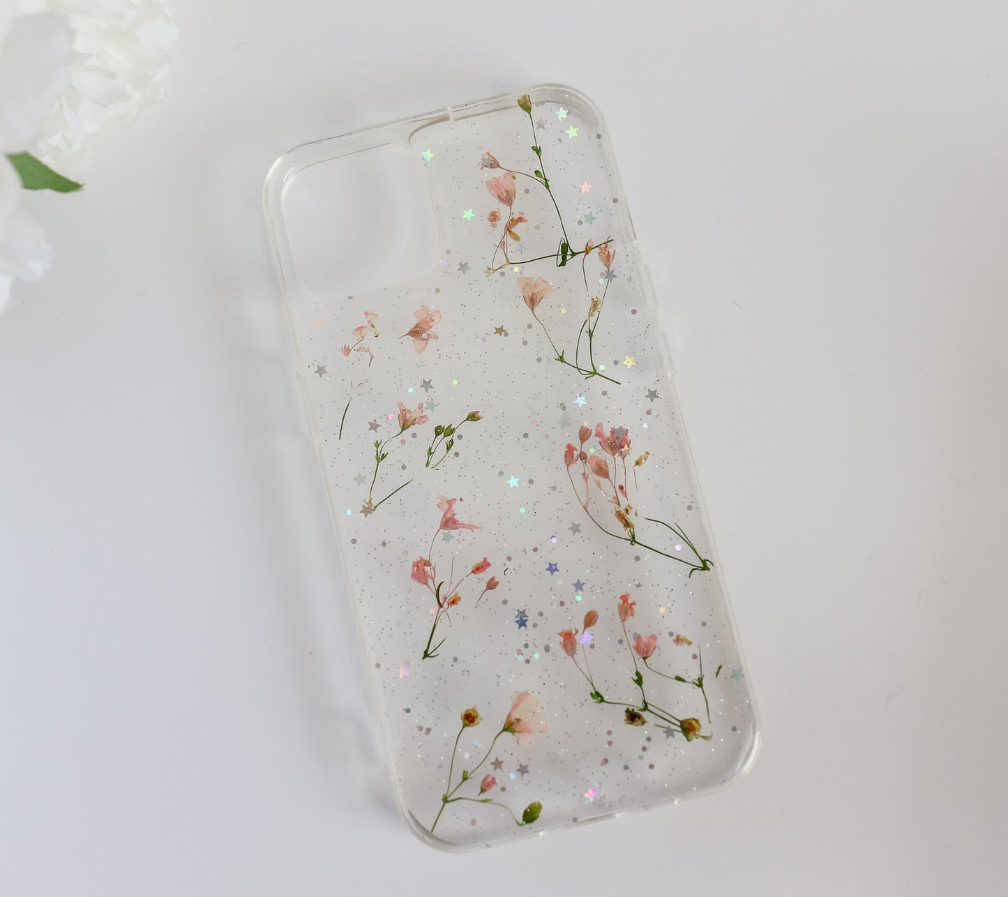 Mini Pink Flowers & Stars Phone Case