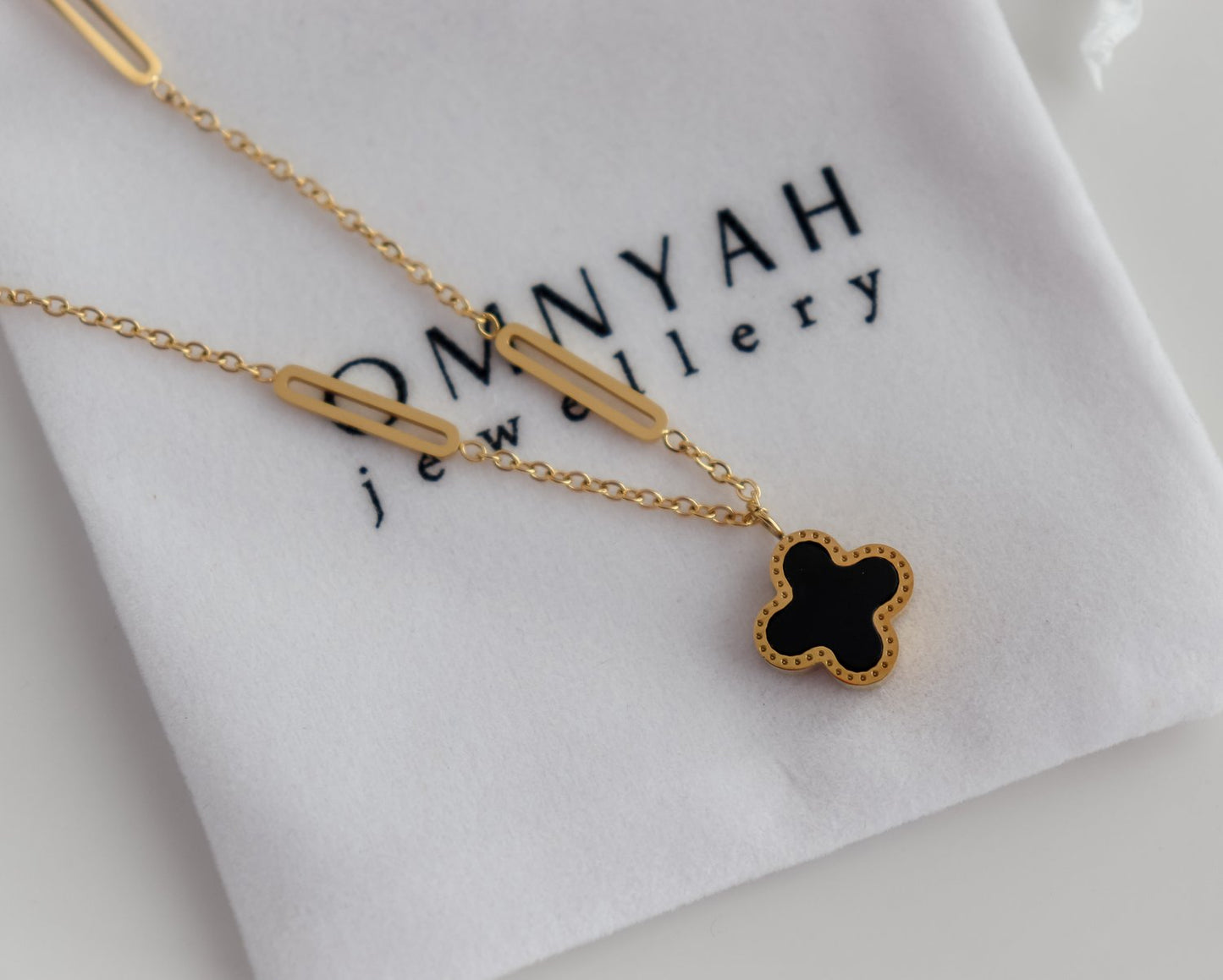 Reversible Clover Necklace