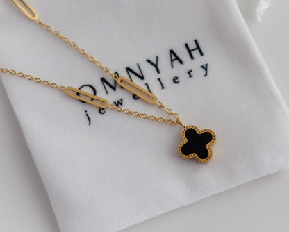 Reversible Clover Necklace