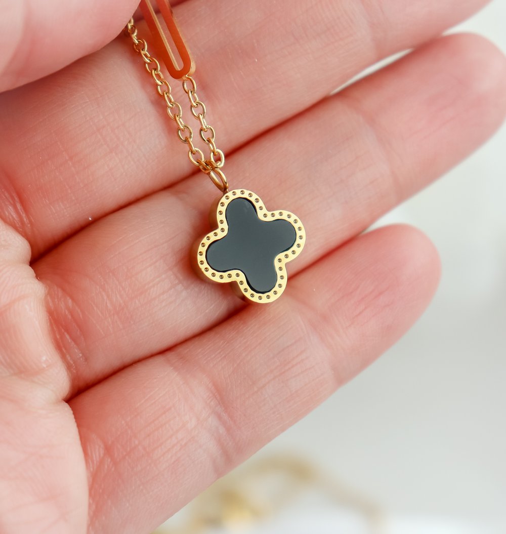 Reversible Clover Necklace