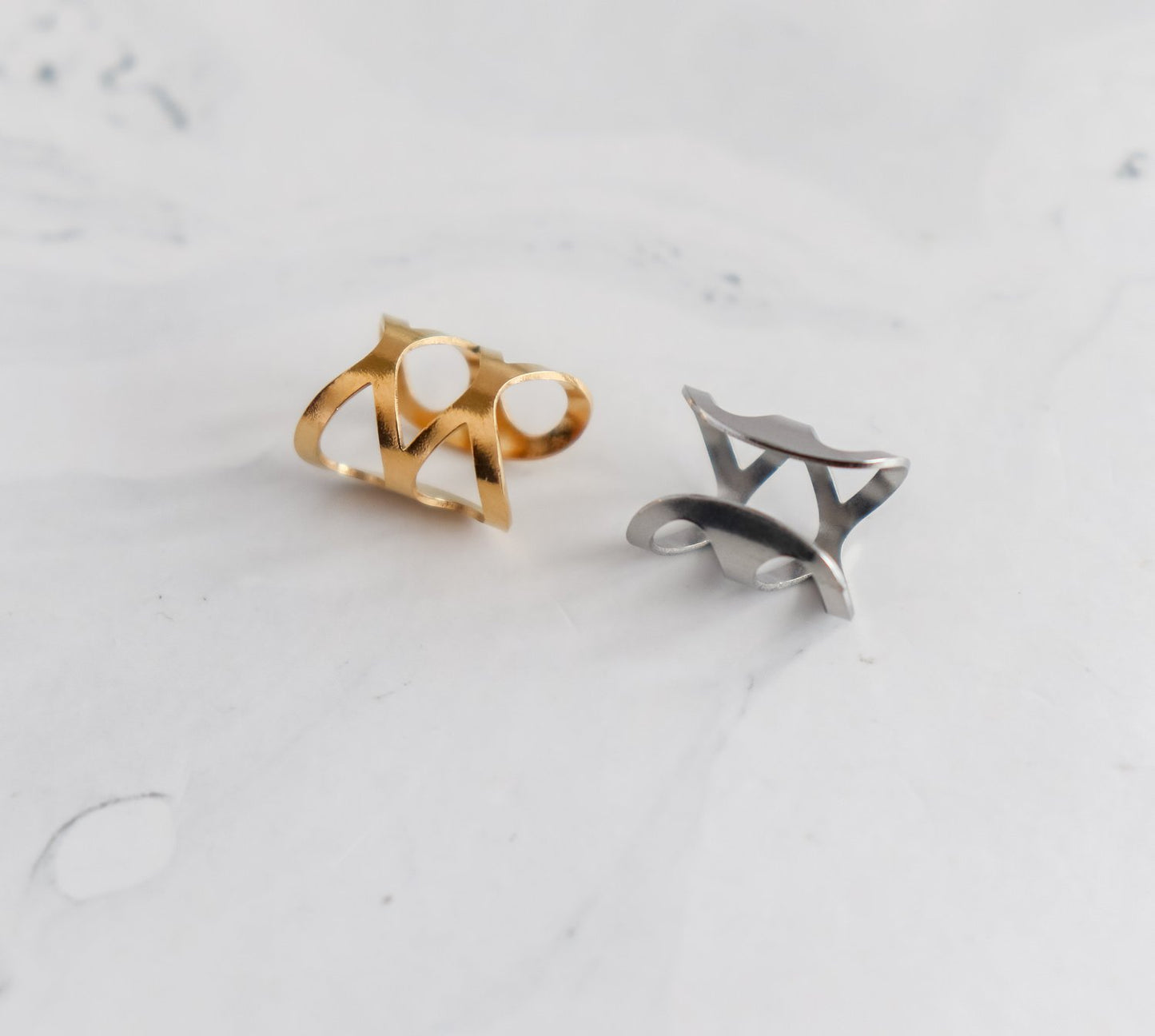 Double Cross X Ear Cuff