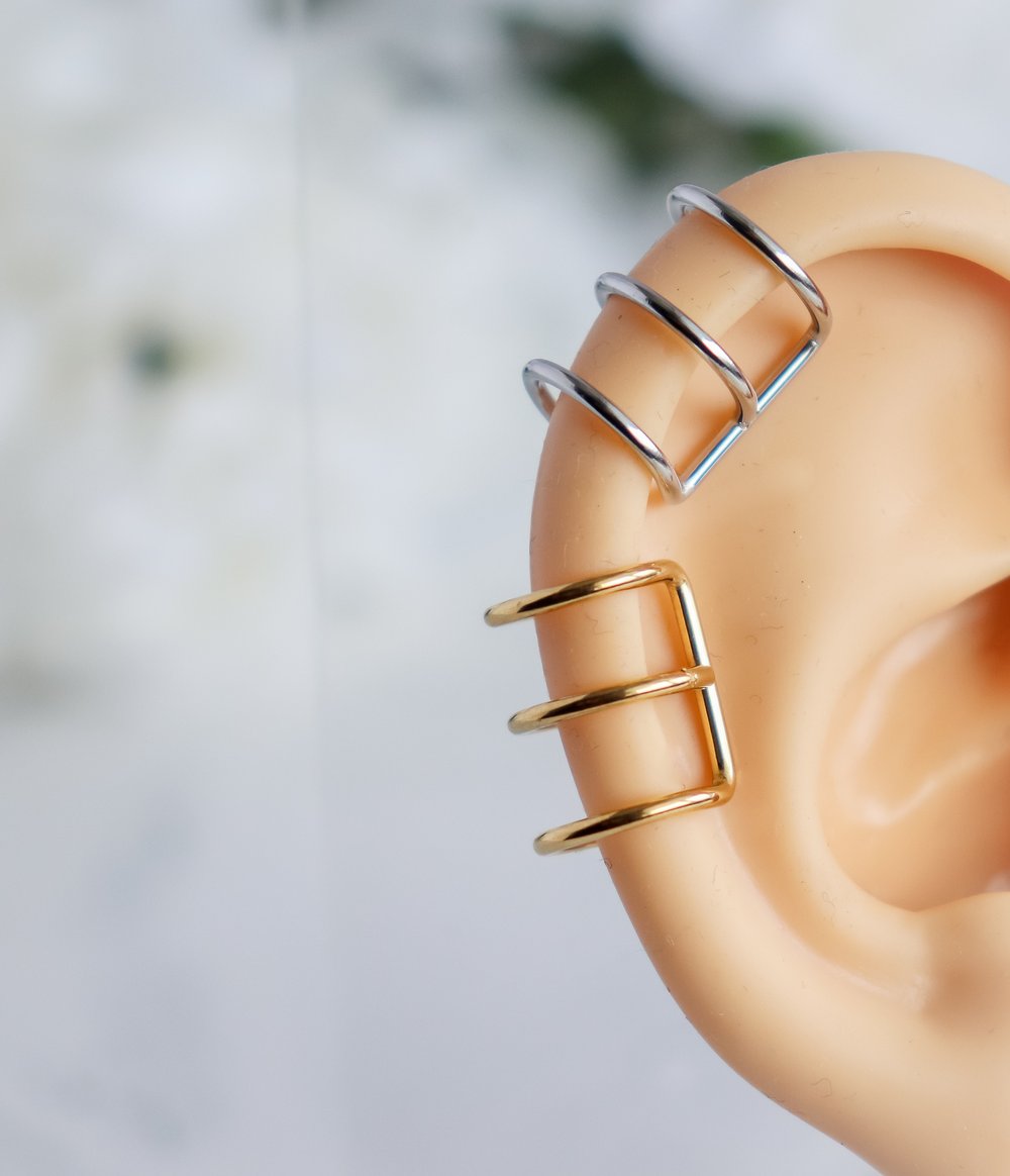 Multiple Line Ear Cuff