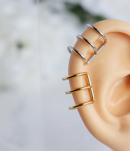 Multiple Line Ear Cuff