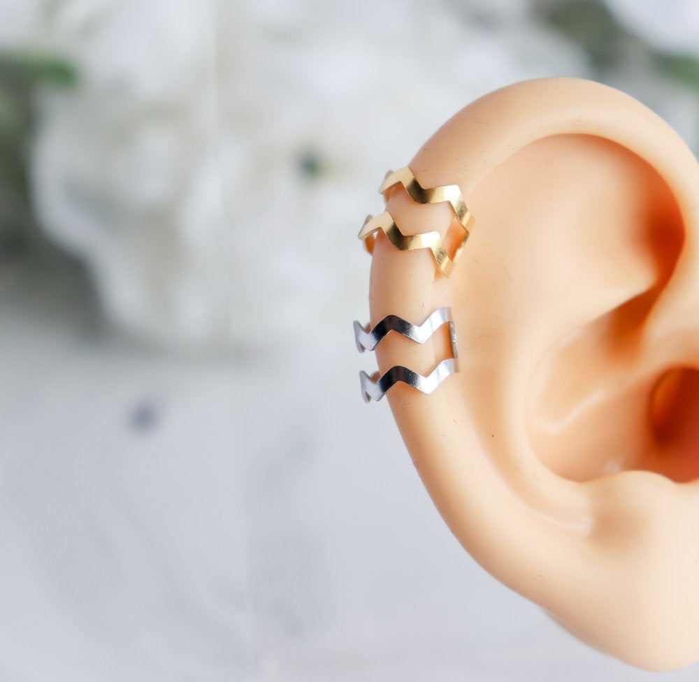 Double Wave Ear Cuff