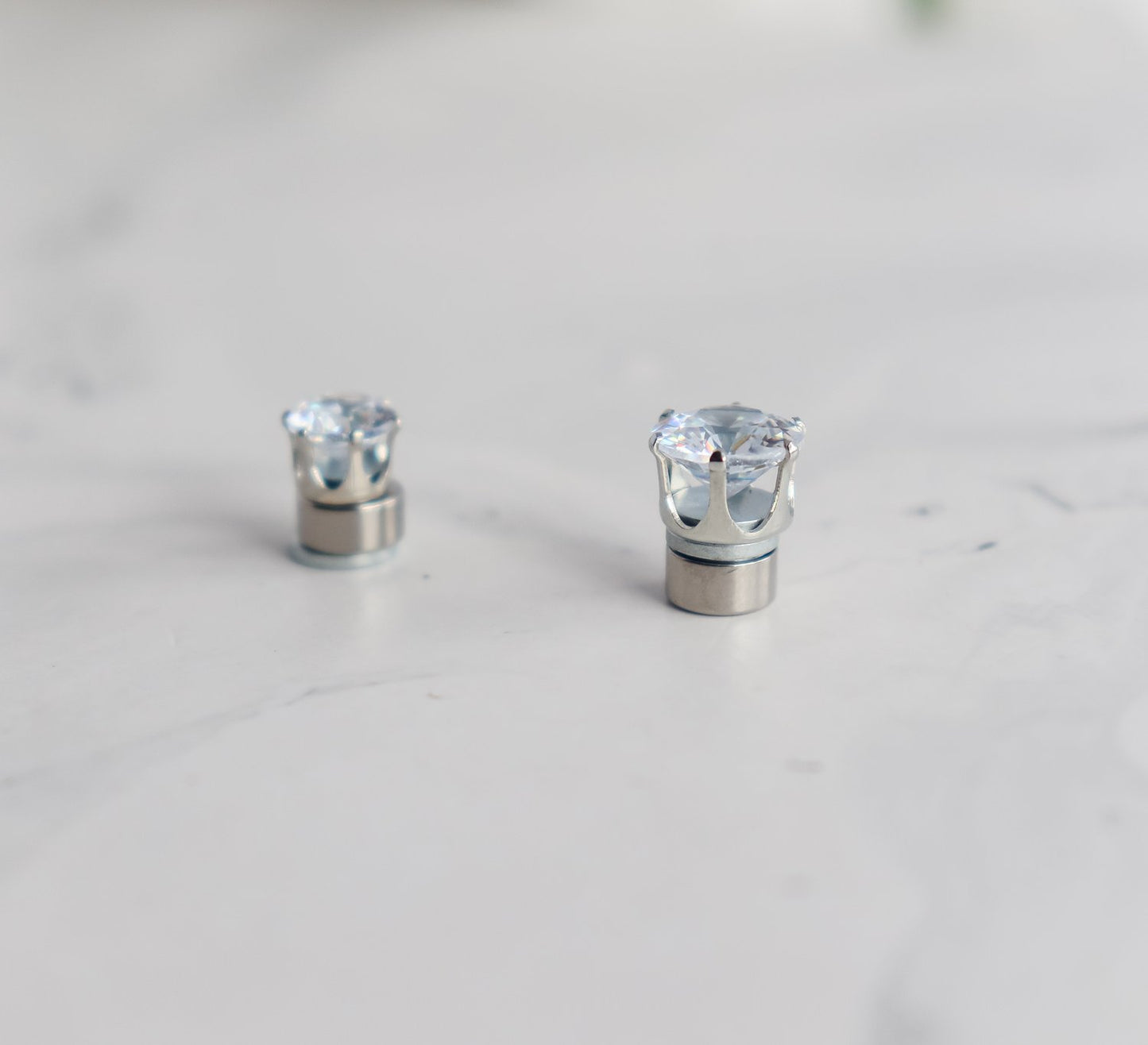 Magnet Zircon Stud Earrings