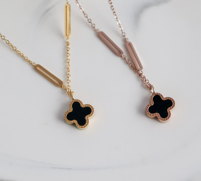 Reversible Clover Necklace