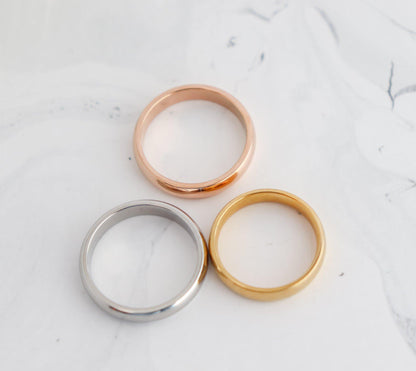 Rounded Band Ring