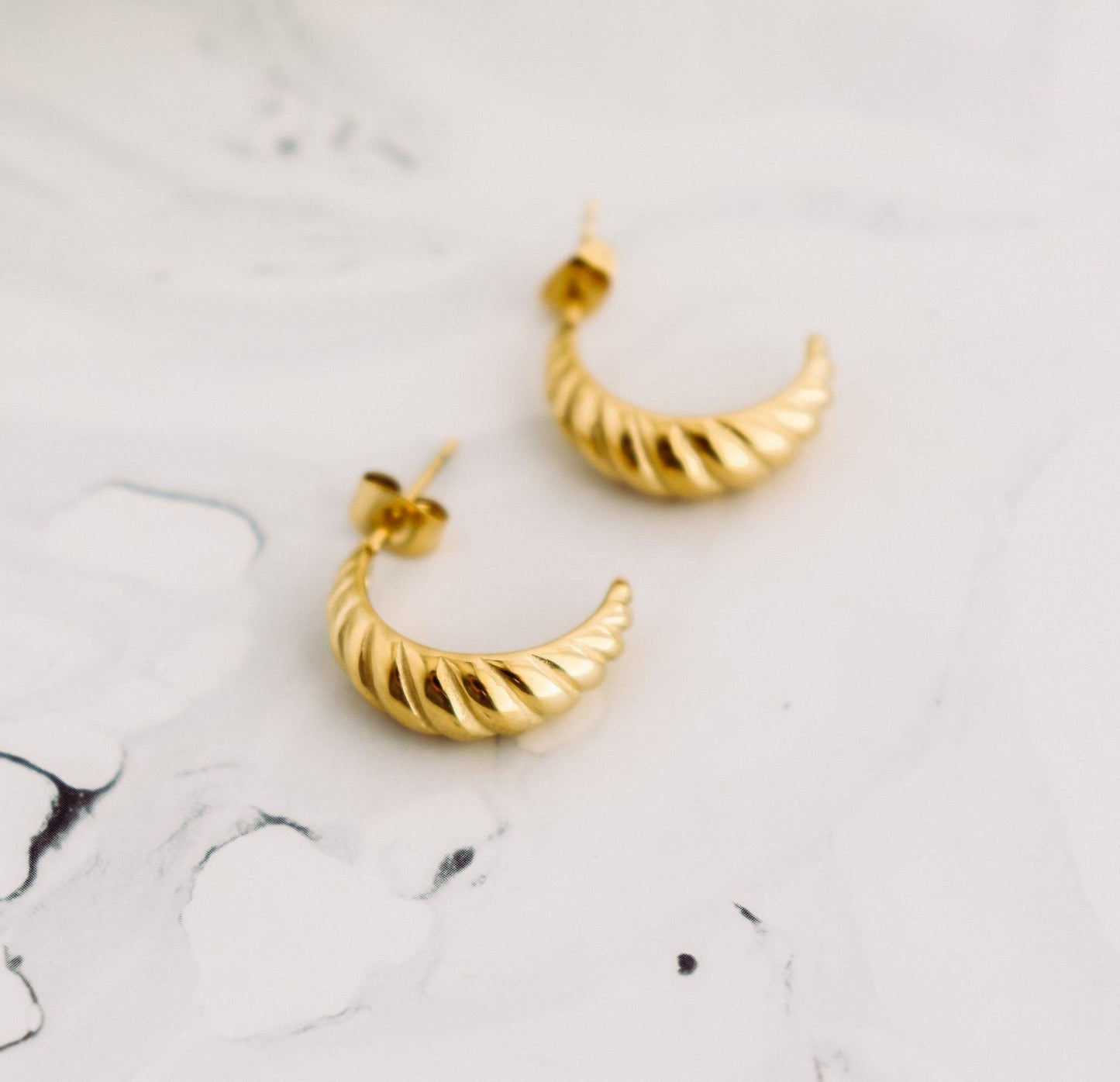 Open Croissant Earrings