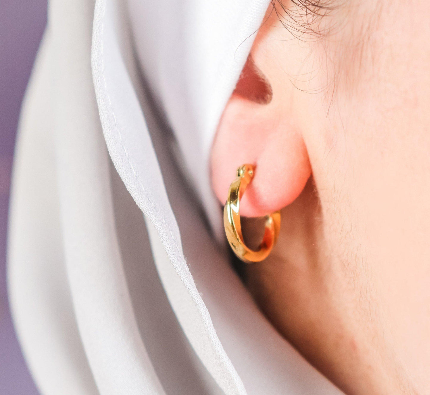 Twist Hoop Earring