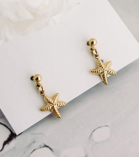 Sea Star Dangle Earrings