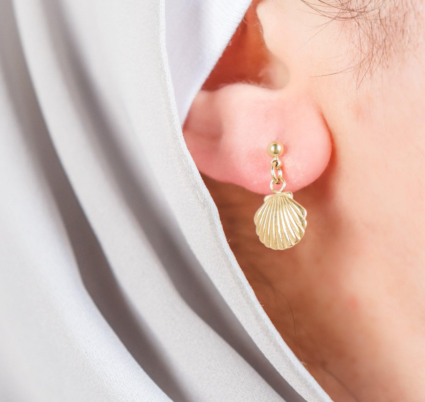 Seashell Sunburst Earrings