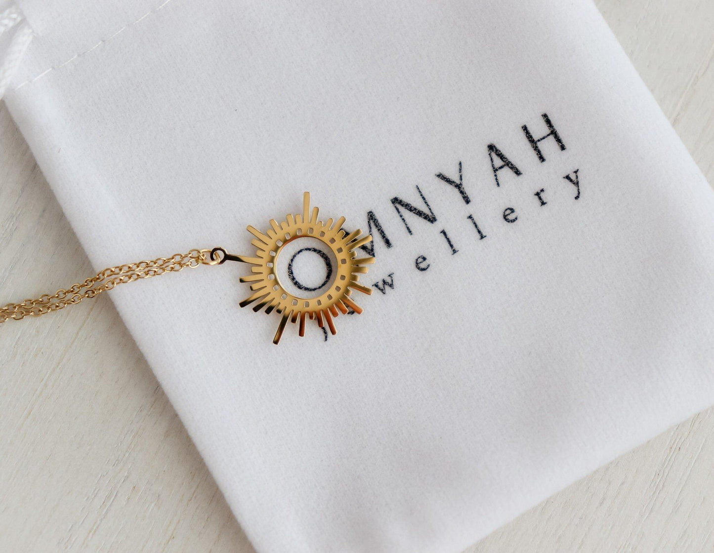 Line Sun Necklace